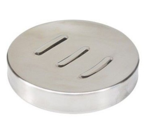 Stainless Steel Bathroom Supplies Set (Toilet Brush, Soap Bottle, Toothbrush Cup, Mouth Cup).