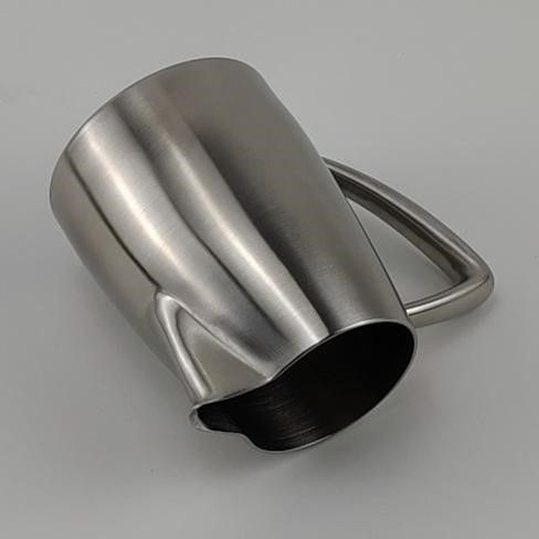 Stainless Steel Milk Frothing Pitcher Jug for Barista, Craft Coffee, Flower, Espresso, Cappuccino, 300ML, 600ML